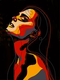Image 1 of Intense III – She Rises Through the Fire (Limited Edition 1/9 – Hand-Painted)