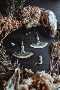 Image 4 of Mini axe earrings