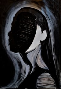 Image 1 of Absence II – Her Face Was Never Hers (Original Series – Hand-Painted 2/3)