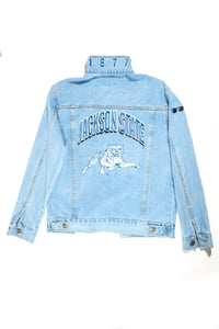 Image 1 of Jackson State U - Homecoming Denim Jacket 2.0