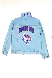 Image 1 of Savannah State U - Homecoming Denim Jacket 2.0