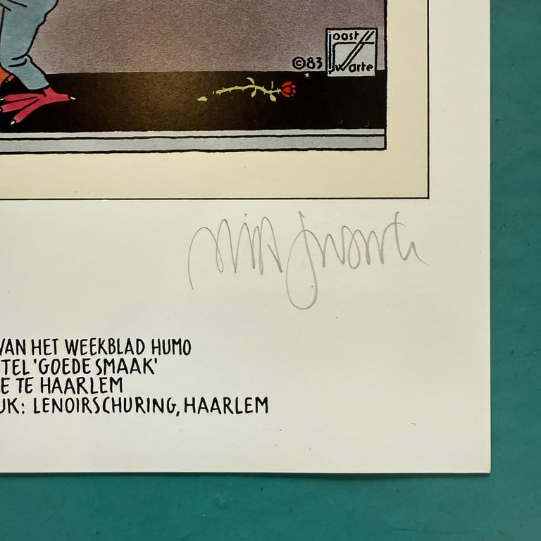 Assorted Humo Portfolio of Prints Signed by Joost Swarte  Image 2