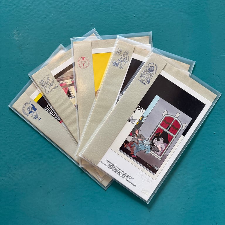 Assorted Humo Portfolio of Prints Signed by Joost Swarte 