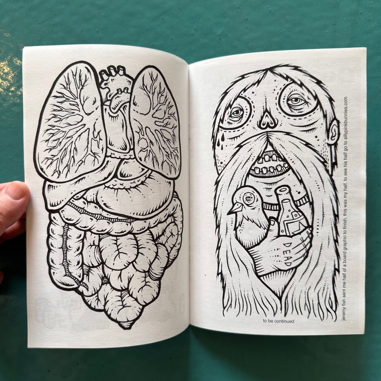 Hi God, It's Me... Shit For Brains by Michael Sieben - SIGNED & #'D Image 3