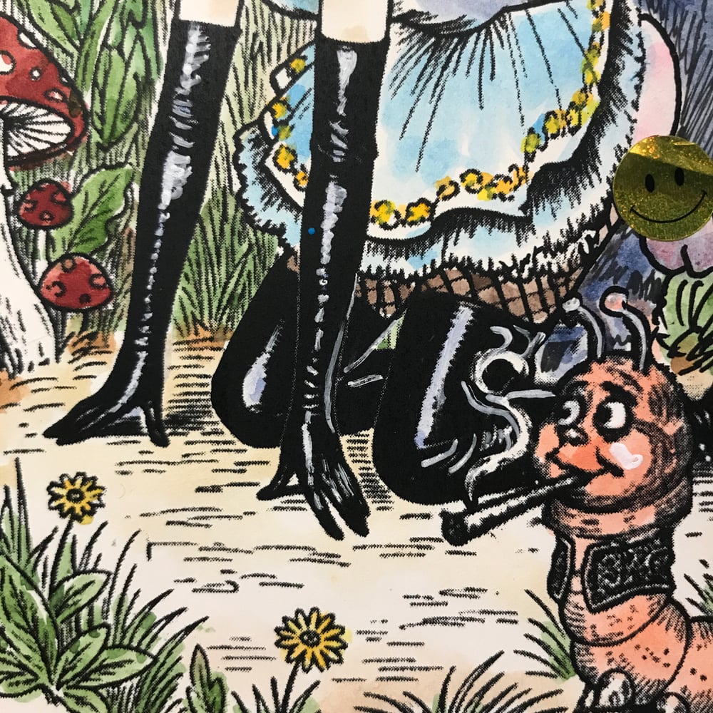 Image of Alice 50 with the Cheshire cat