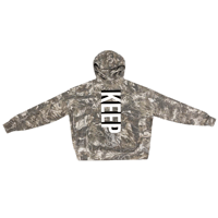 Image 1 of JST TRST "KG" Unisex 100% Cotton French Terry Camo Hoodie 