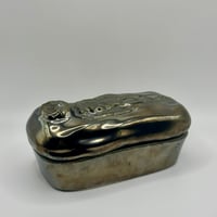 Image 1 of Metallic Alien Trinket Coffin Box 