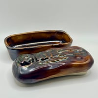 Image 3 of Brown Rainbow Slip Trinket Coffin Box