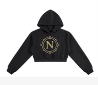 🔥 Nyx Glyph Crop Hoodie – Limited Streetwear