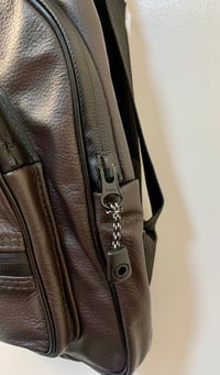 Image 3 of Tycoonrebel Leather TYCOON LOGO Crossbody Bag Messenger Sling Bag Dark Brown