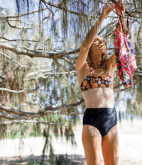 Image 5 of Mermaid Top - Orange Flower