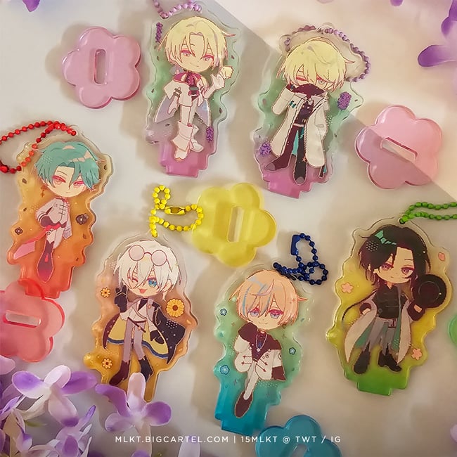 NIJIEN ✧ Pixel Standee / Charms