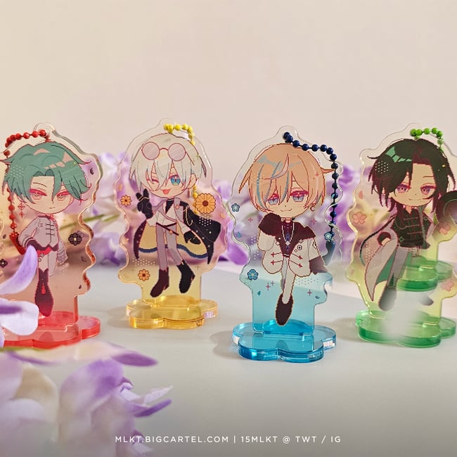 NIJIEN ✧ Pixel Standee / Charms