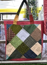 Image 4 of Cat Quilted Tote