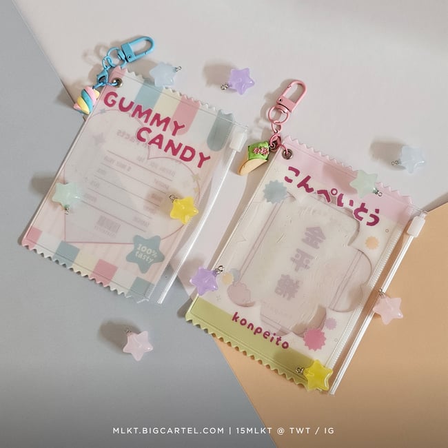 PVC Candy Pouch Photocard Holders