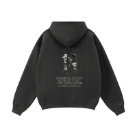 Image 2 of JUST TRUST Staple Zip Hoodie – Unisex Fleece Oversized Zip-Up