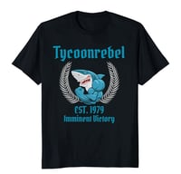 Image 1 of Tycoonrebel San Jose California Double Sided Shark 🦈 T Shirt