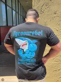 Image 3 of Tycoonrebel San Jose California Double Sided Shark 🦈 T Shirt