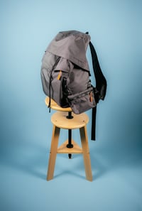 Image 1 of Unstructured Daypack • Black/ Orange