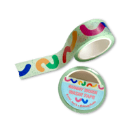 Image 1 of Gummy Worm Washi Tape