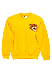 Image 1 of Gold Crewneck Sweatshirt - Bethune Cookman