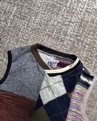 Image 2 of RECYCLED PATCHWORK VEST 1