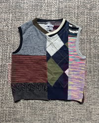 Image 1 of RECYCLED PATCHWORK VEST 1