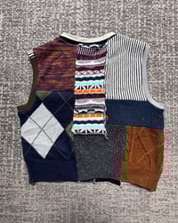 Image 3 of RECYCLED PATCHWORK VEST 2