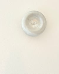 Image 4 of Sculptural Concave Bowl in Ecru Marble