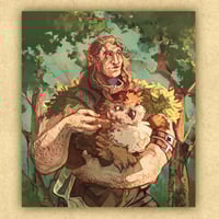 BG3 | Halsin with an Owlbear Print