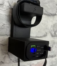 Image 4 of Wall Charging station with retractable cables and apple watch charger