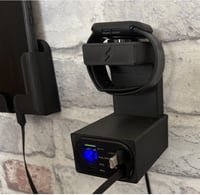 Image 4 of Wall Charging station with retractable cables and SAMSUNG  watch charger
