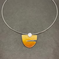 Image 1 of Yellow & Orange Sunset Pendant