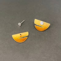 Image 2 of Yellow & Orange Sunset Studs