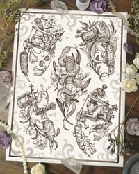 Tattoo Machine Print