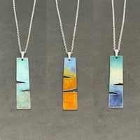 Image 1 of Rectangle Seascape / Sunset Pendants