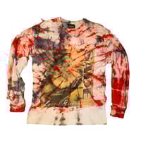 Image 1 of 1 OF 1 SADE DISTRESSED TIE DIE Long Sleeve T-Shirt