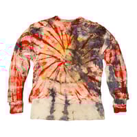 Image 2 of 1 OF 1 SADE DISTRESSED TIE DIE Long Sleeve T-Shirt