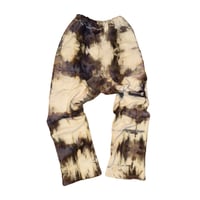 Image 1 of COZY TIE DIE Drop Crotch Pants ****Steel Fold****