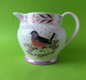 Ravilious Christmas robin jug