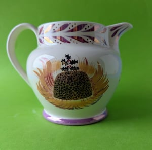Ravilious Christmas robin jug