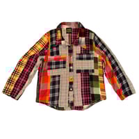 Image 1 of 1 OF 1 Patchwork Flannel Button UP 