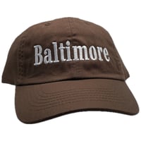 Baltimore Reds Dad Hat Brown/White