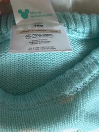Image 2 of Disney Skating Minnie Mouse Knit Pullover Sweater