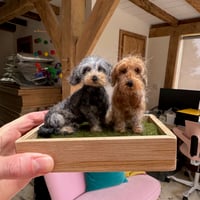 Image 1 of Commission Sample Two Dogs