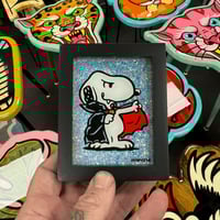 Snoopy Dracula- Mini Glass Painting