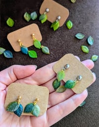 Image 1 of Spring Leaf Earrings 