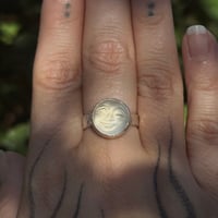 Image 2 of Made to order carved moonstone ring