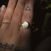 Image 1 of Made to order carved moonstone ring