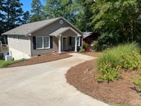 Mulch, pinestraw, and Rock